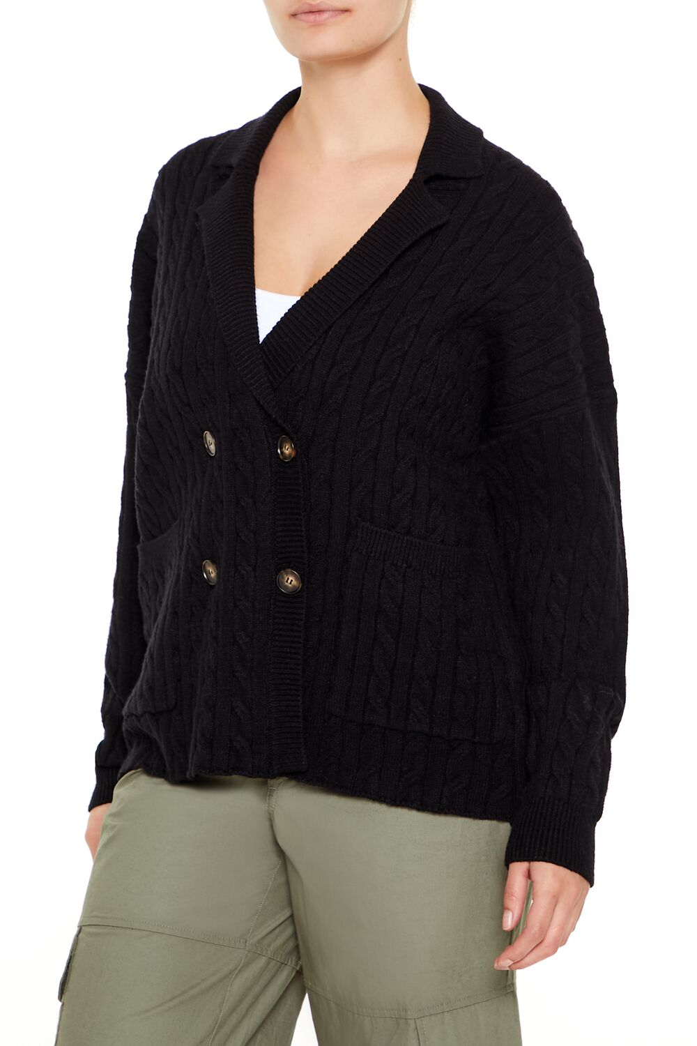 Double-Breasted Cardigan Sweater | Forever 21 Women