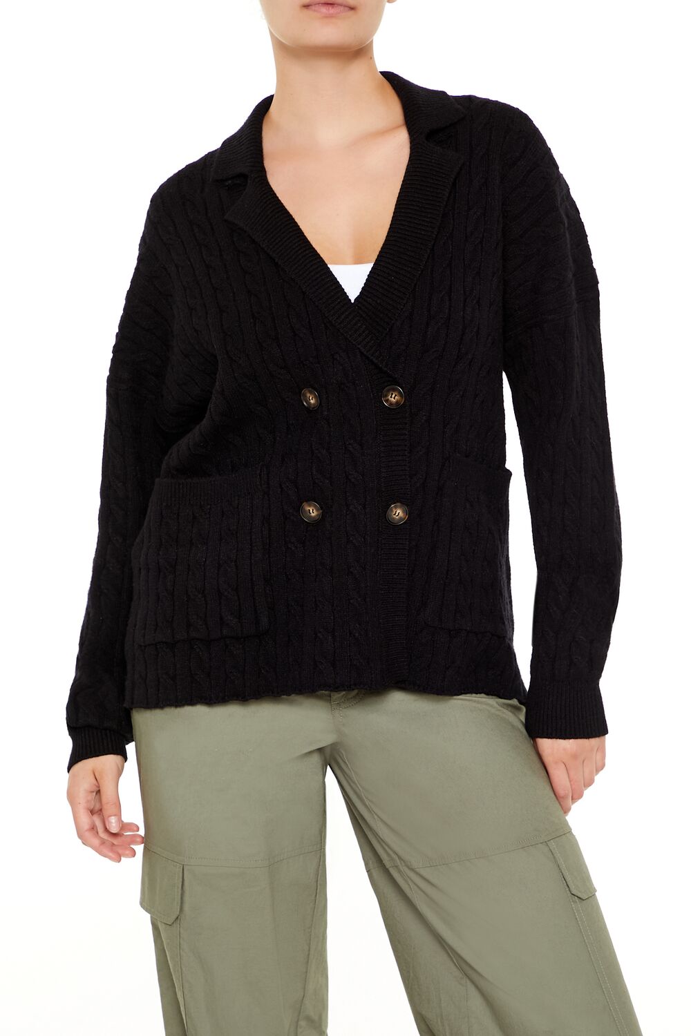 Double-Breasted Cardigan Sweater | Forever 21 Women