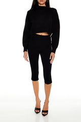 Faux Pearl-Trim Cropped Sweater | Forever 21 Women