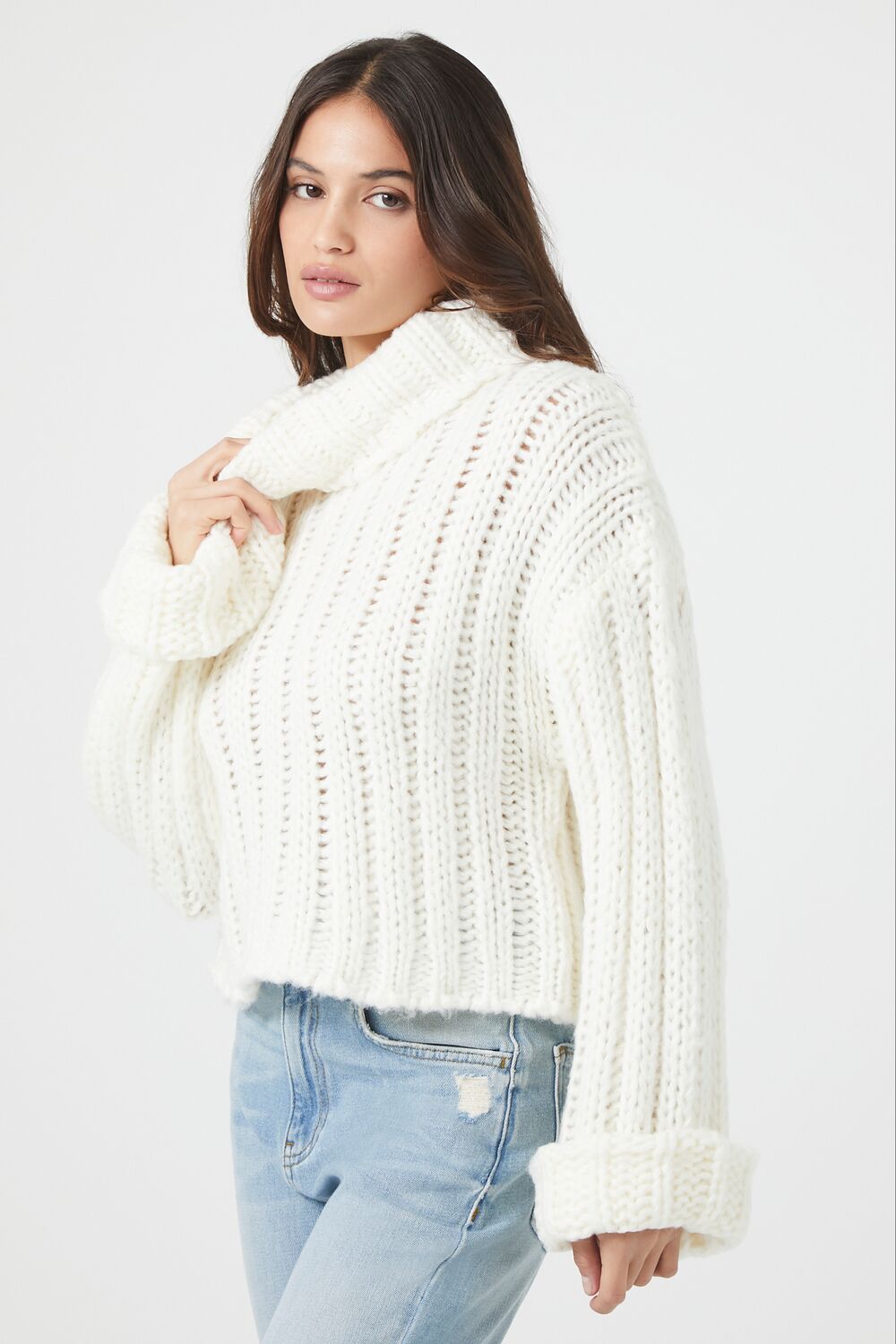 Turtleneck Cropped Sweater | Forever 21 Women