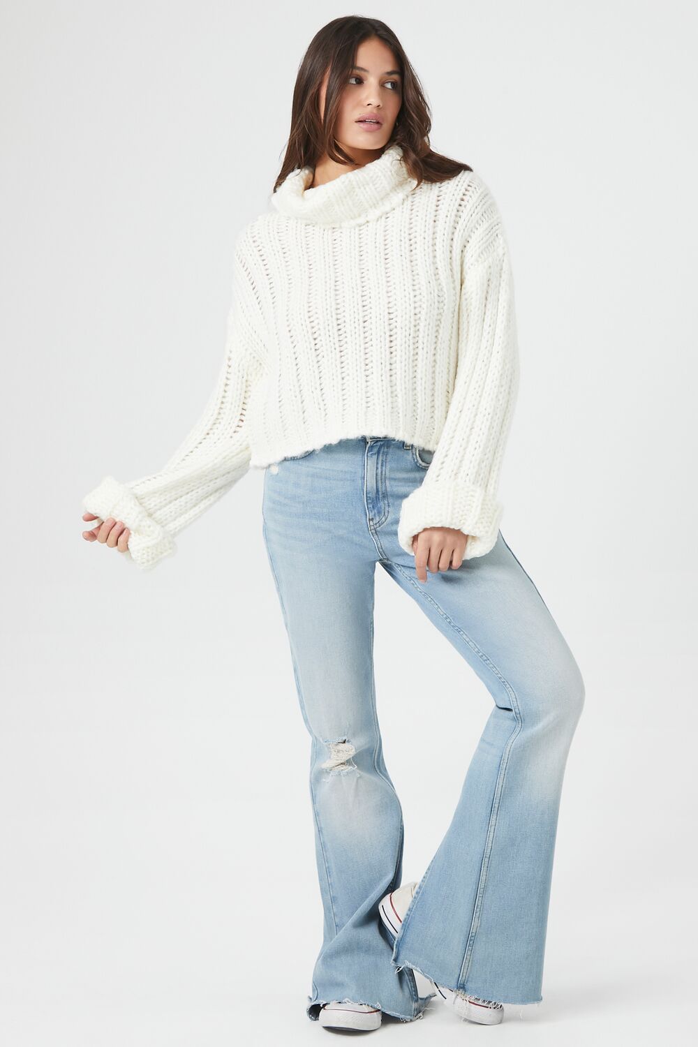 Turtleneck Cropped Sweater | Forever 21 Women