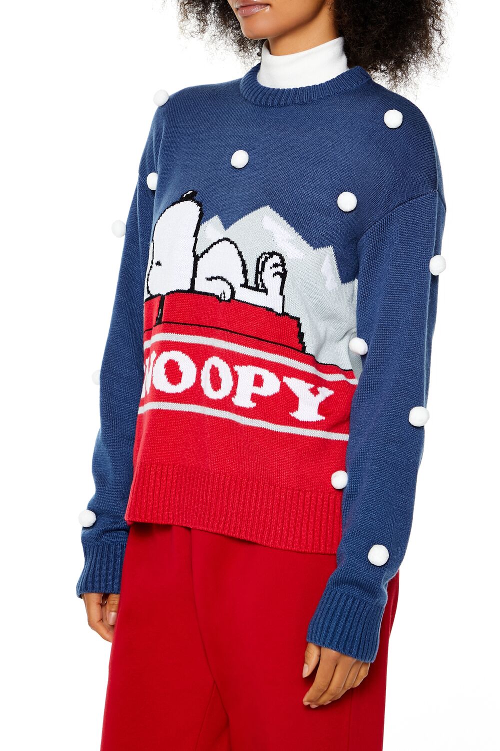 Pom Pom Snoopy Sweater | Forever 21 Women