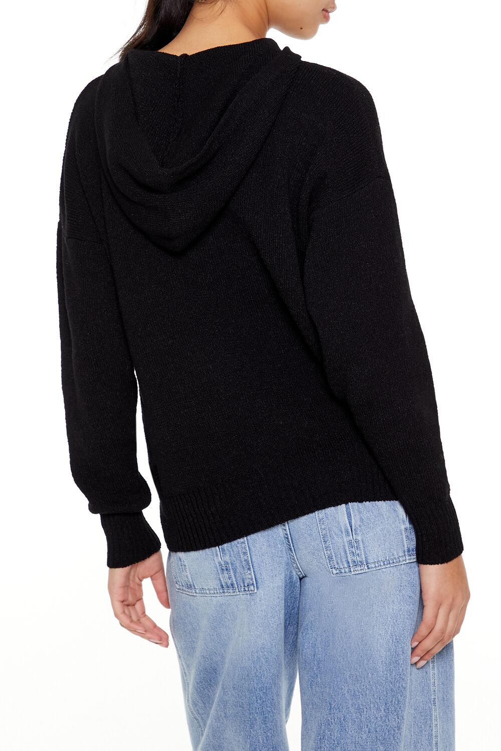 Hooded Drop-Sleeve Sweater | Forever 21 Women