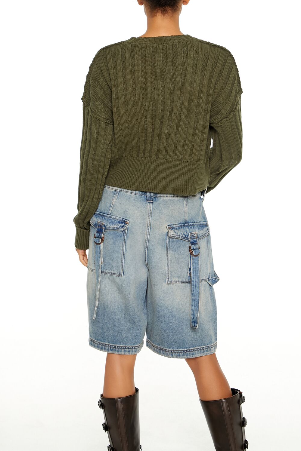 Chunky Knit Cropped Sweater | Forever 21 Women