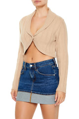 Cropped Rib-Knit Cardigan Sweater | Forever 21 Women