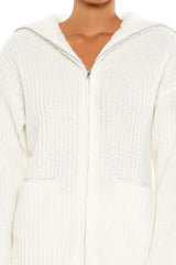 Ribbed Knit Zip-Up Sweater | Forever 21 Women