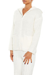 Ribbed Knit Zip-Up Sweater | Forever 21 Women