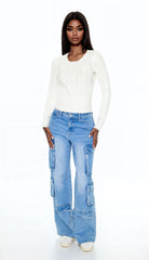 Cropped Lattice Sweater | Forever 21 Women