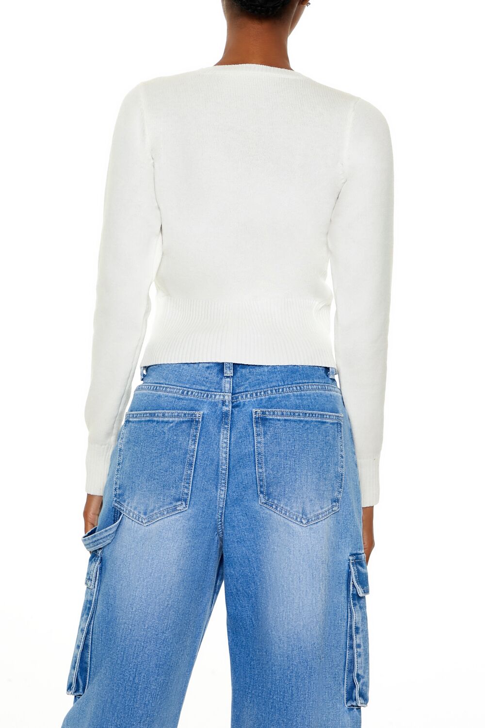 Cropped Lattice Sweater | Forever 21 Women