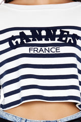 Cannes France Cropped Sweater | Forever 21 Women