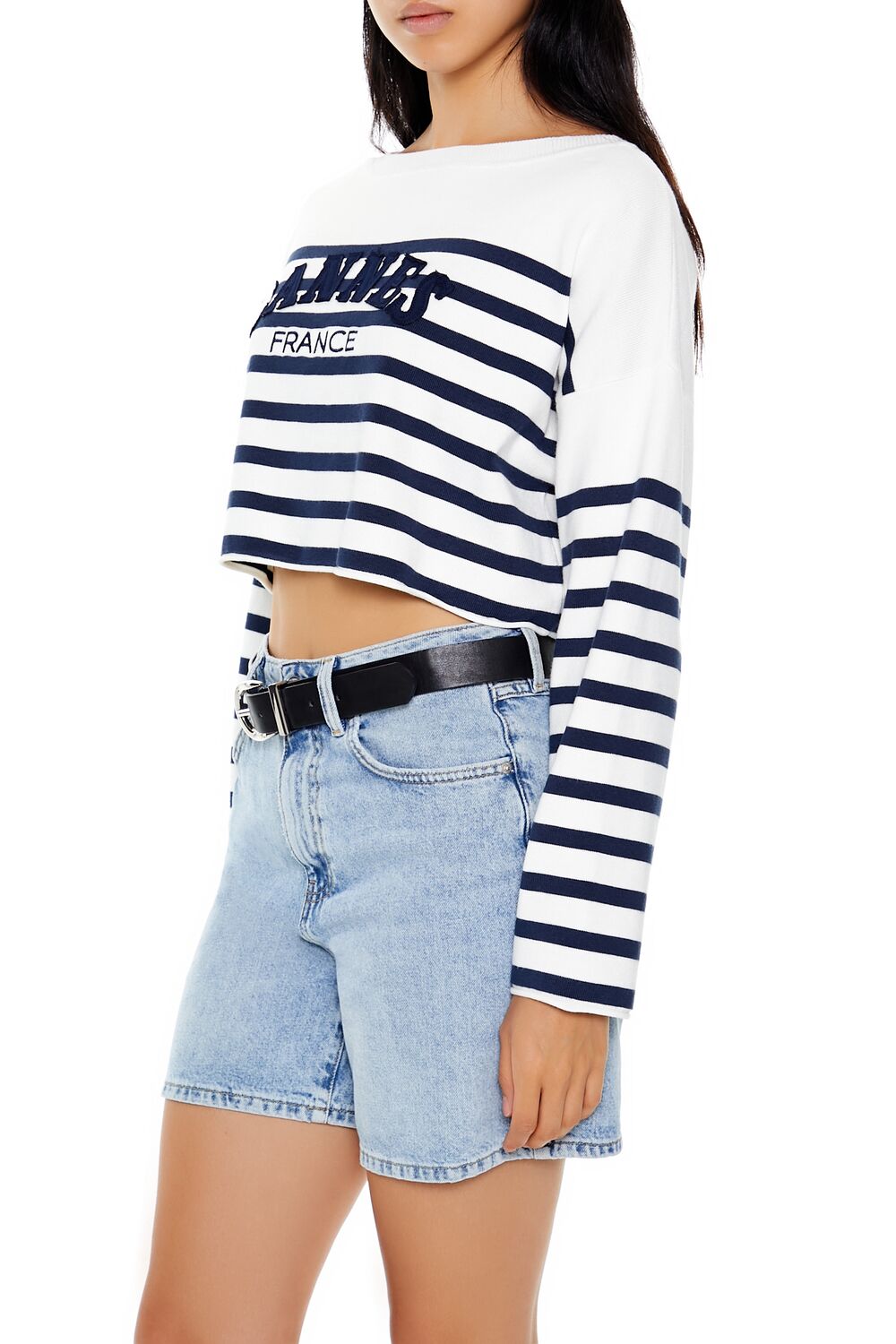 Cannes France Cropped Sweater | Forever 21 Women