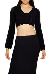 Lace-Up Cropped Sweater | Forever 21 Women