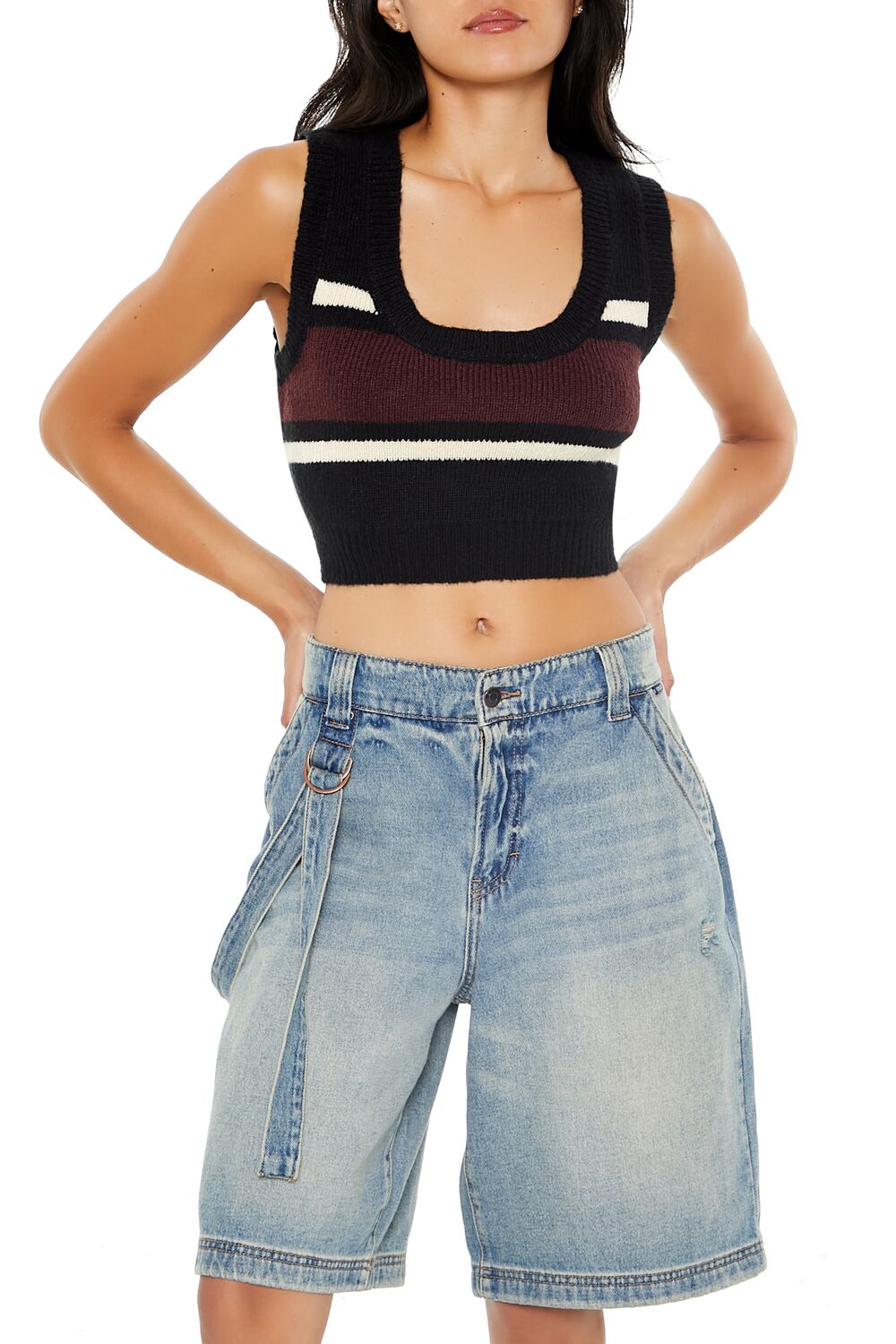 Striped Sweater Vest | Forever 21 Women