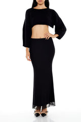 Open-Back Cropped Sweater | Forever 21 Women