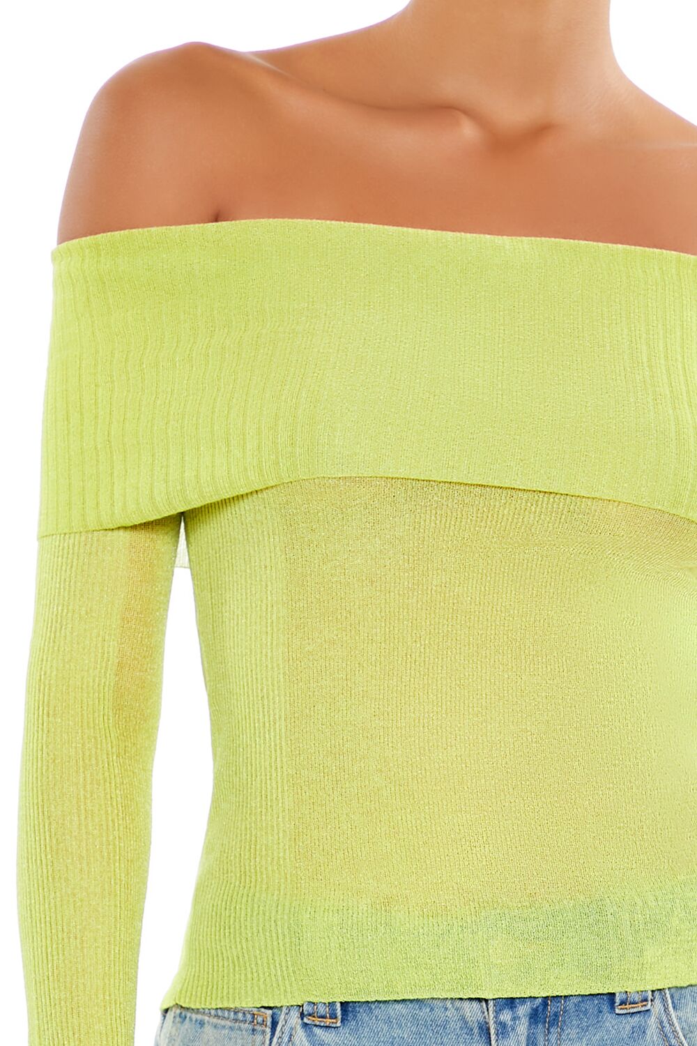 Foldover Off-the-Shoulder Sweater | Forever 21 Women