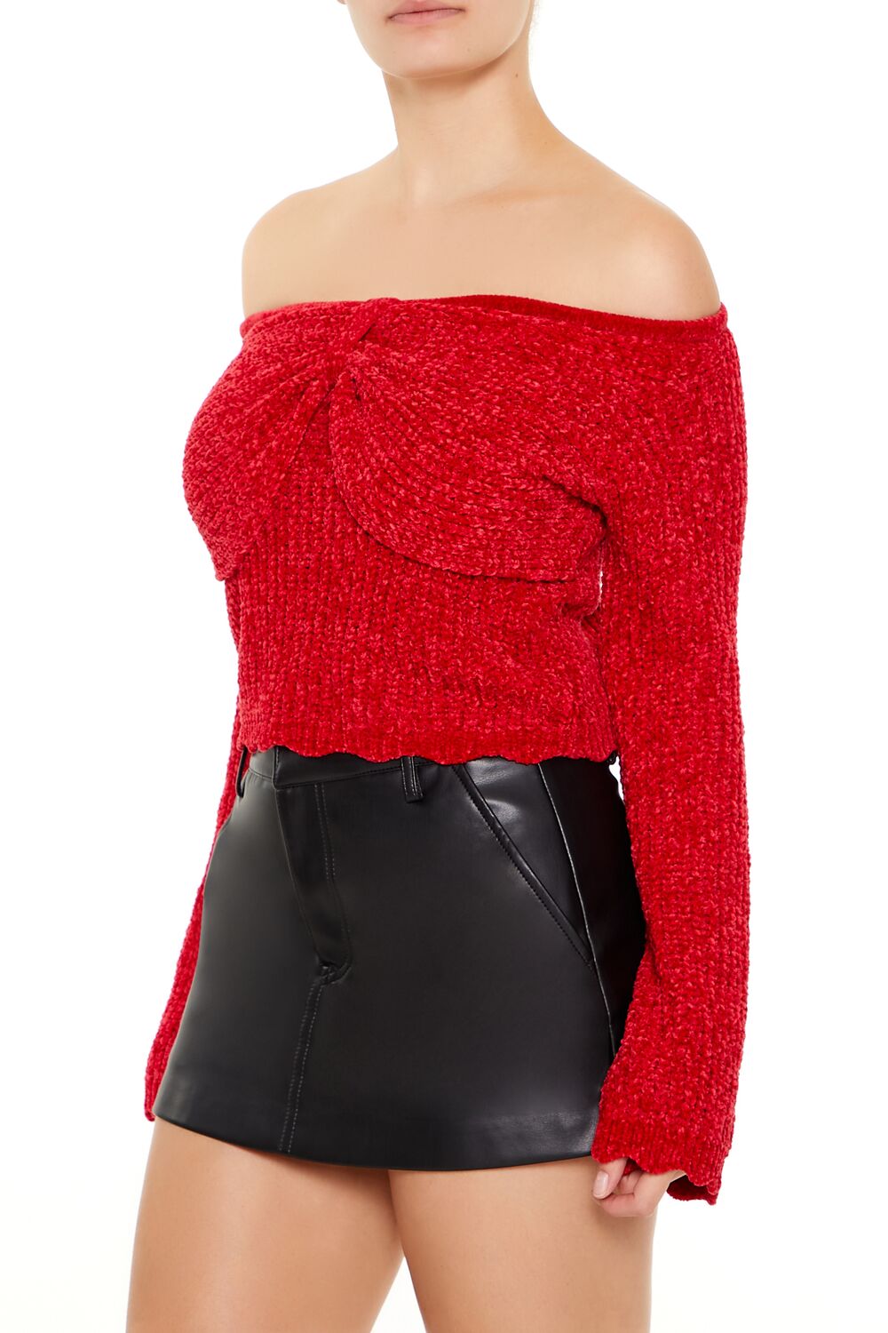 Off-the-Shoulder Bow Sweater | Forever 21 Women