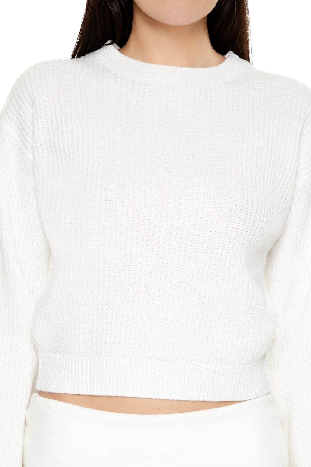 Cropped Drop-Sleeve Sweater | Forever 21 Women