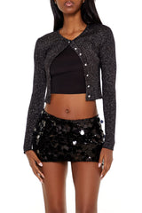 Faux Pearl Glitter Cardigan Sweater | Forever 21 Women