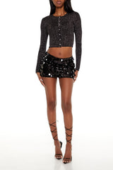 Faux Pearl Glitter Cardigan Sweater | Forever 21 Women