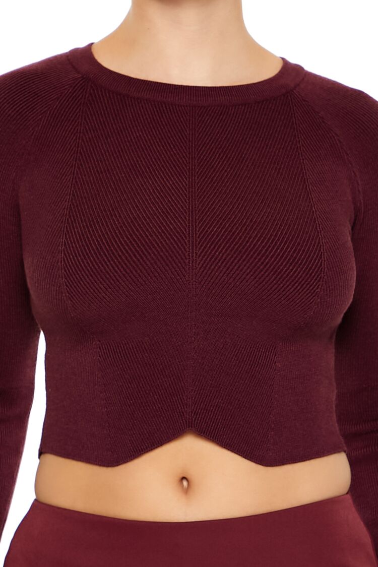 Notched Cropped Sweater | Forever 21 Women