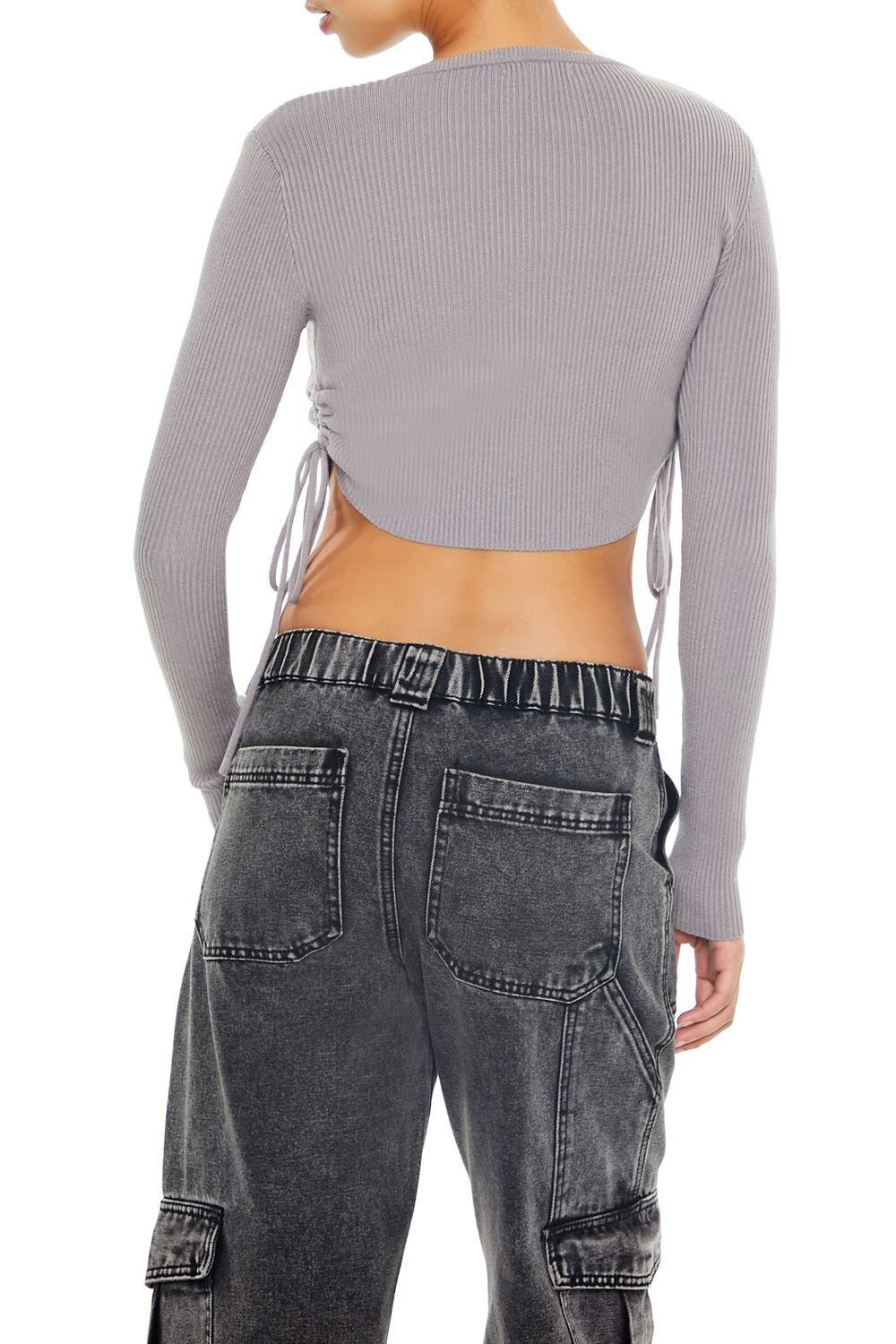 Ruched Cropped Sweater | Forever 21 Women