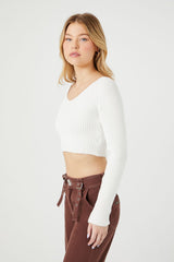 Cropped Rib-Knit Sweater | Forever 21 Women