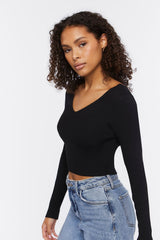Ribbed Cropped Fitted Sweater | Forever 21 Women