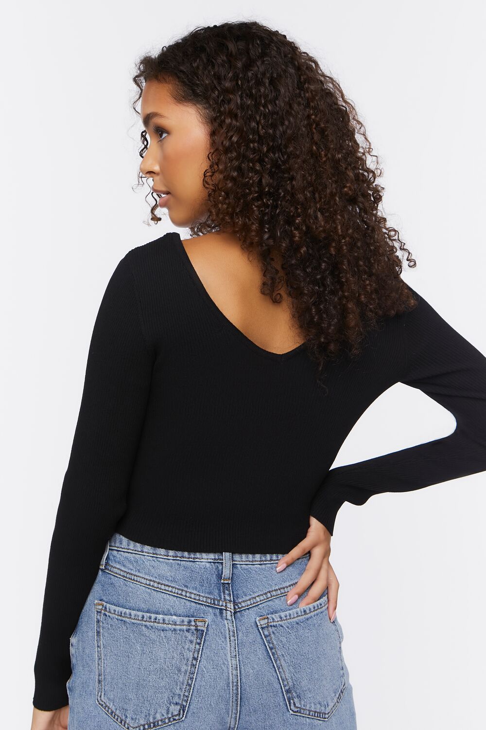 Ribbed Cropped Fitted Sweater | Forever 21 Women