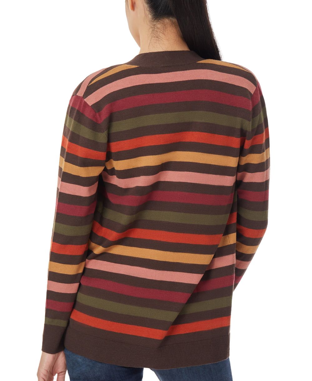Jersey Stripe Long Varsity Cardigan | Forever 21 Women