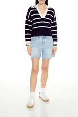 Striped V-Neck Sweater | Forever 21 Women