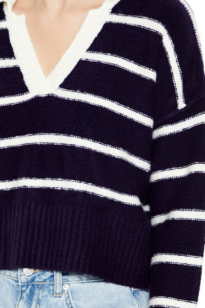Striped V-Neck Sweater | Forever 21 Women