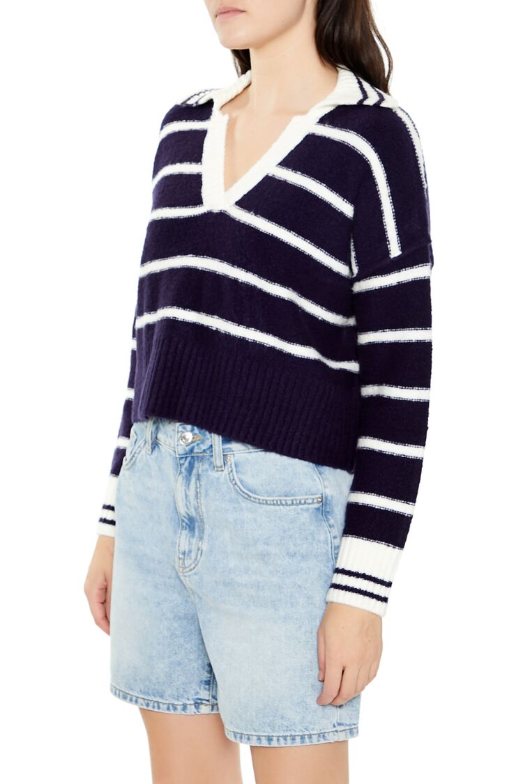 Striped V-Neck Sweater | Forever 21 Women