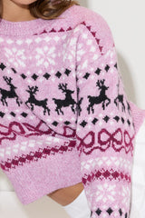 Fair Isle Reindeer Jacquard Sweater | Forever 21 Women