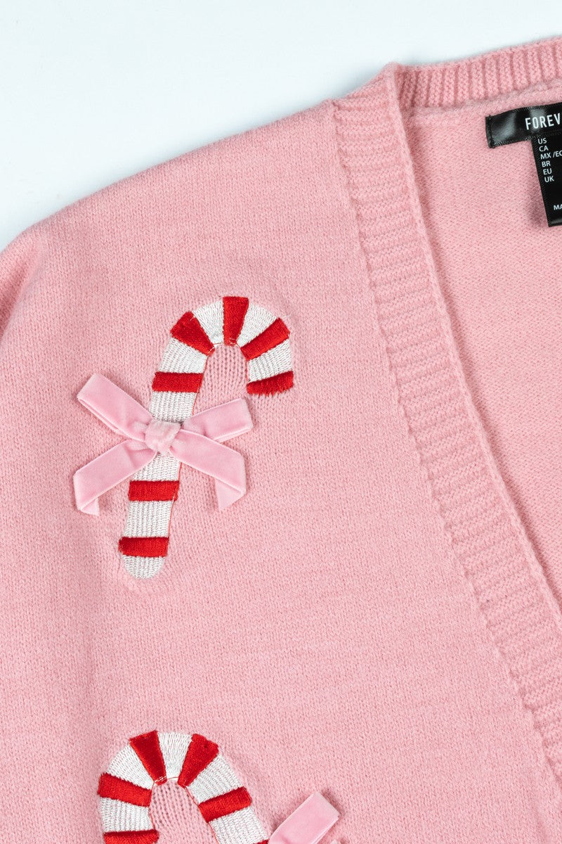Candy Cane Cardigan Sweater | Forever 21 Women