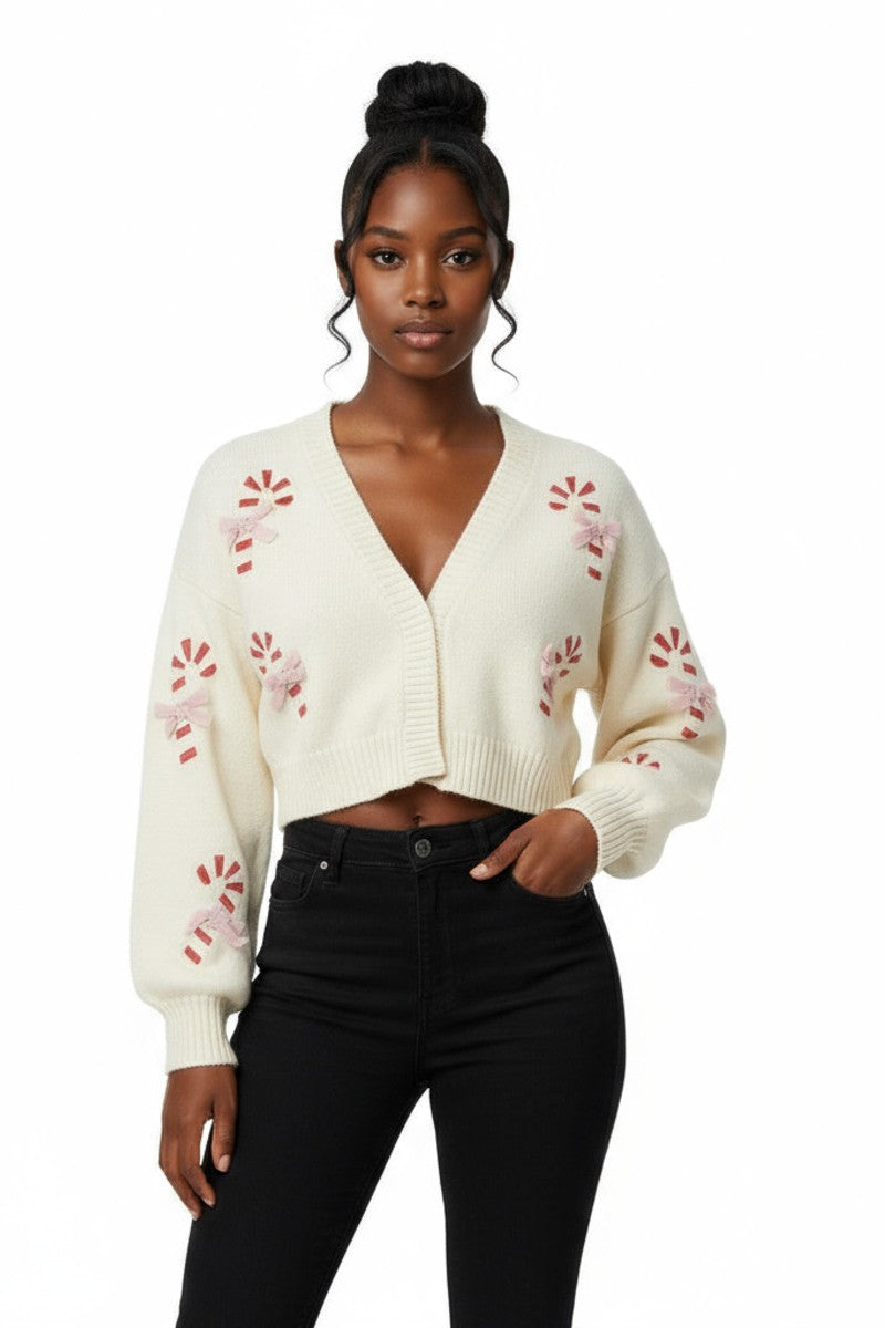 Candy Cane Cardigan Sweater | Forever 21 Women