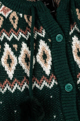 Fair Isle Pom-Pom Tie Cardigan | Forever 21 Women