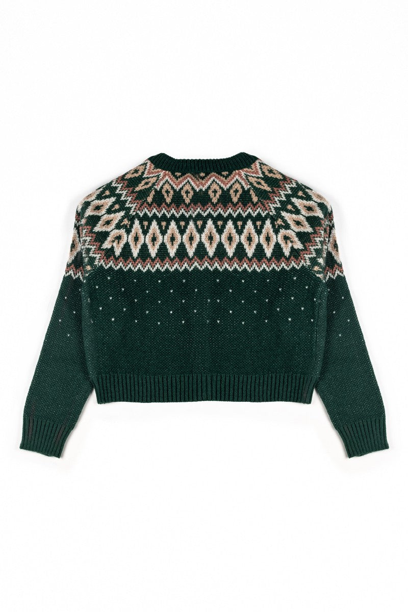 Fair Isle Pom-Pom Tie Cardigan | Forever 21 Women