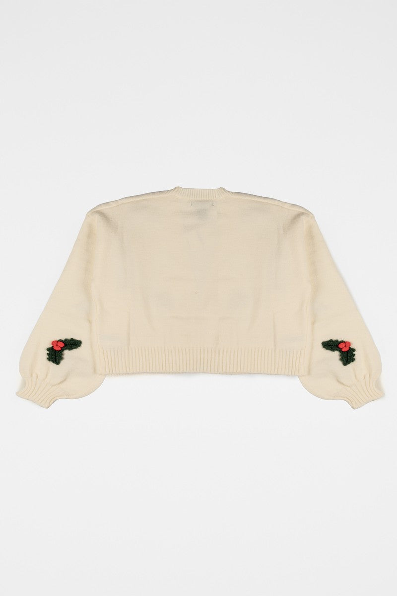 Holly Leaf Cardigan Sweater | Forever 21 Women