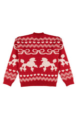 Poodle Pattern Fair Isle Knit Sweater | Forever 21 Women