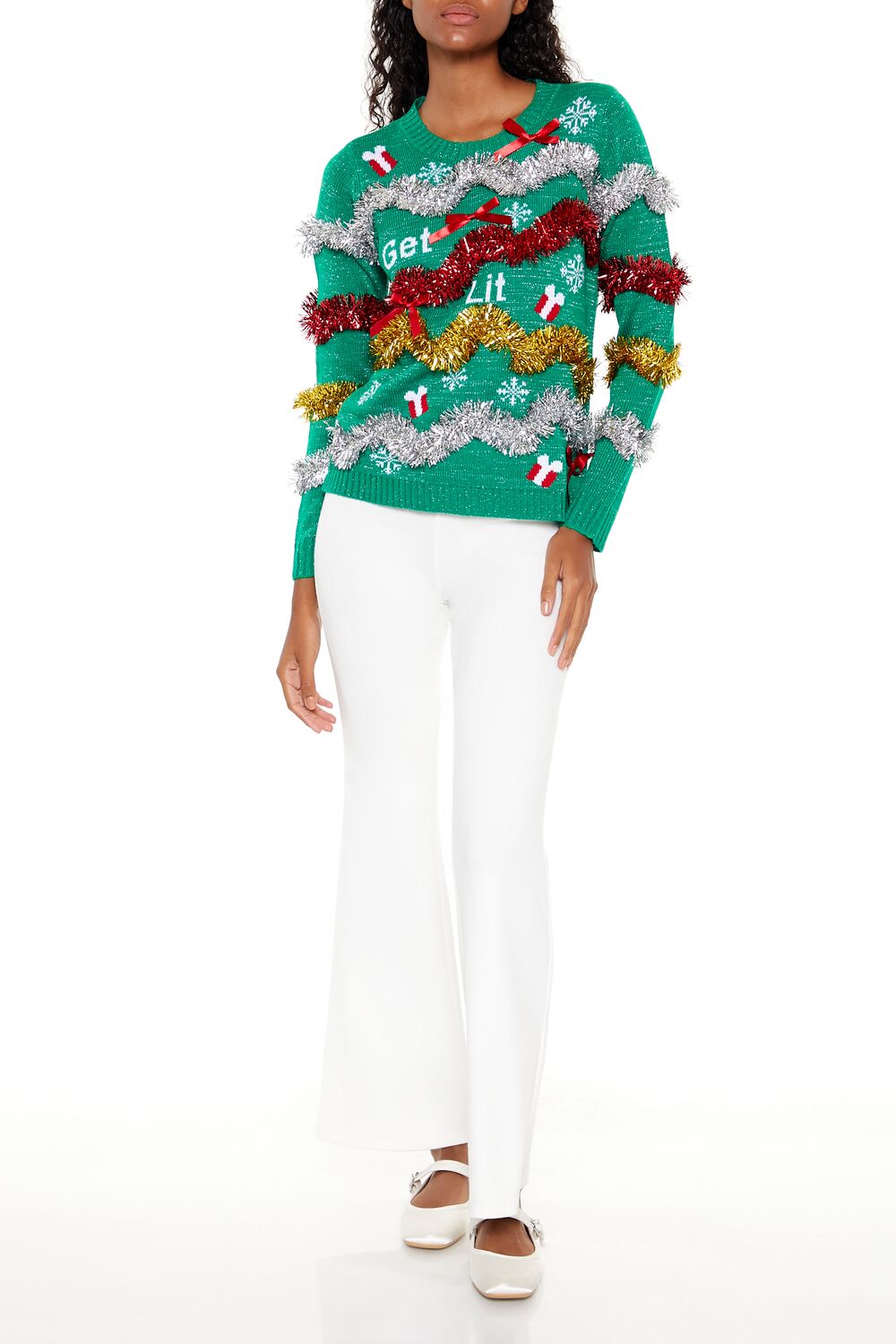 Get Lit Christmas Sweater | Forever 21 Women