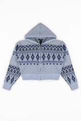 Fair Isle Zip-Up Hoodie Sweater | Forever 21 Women