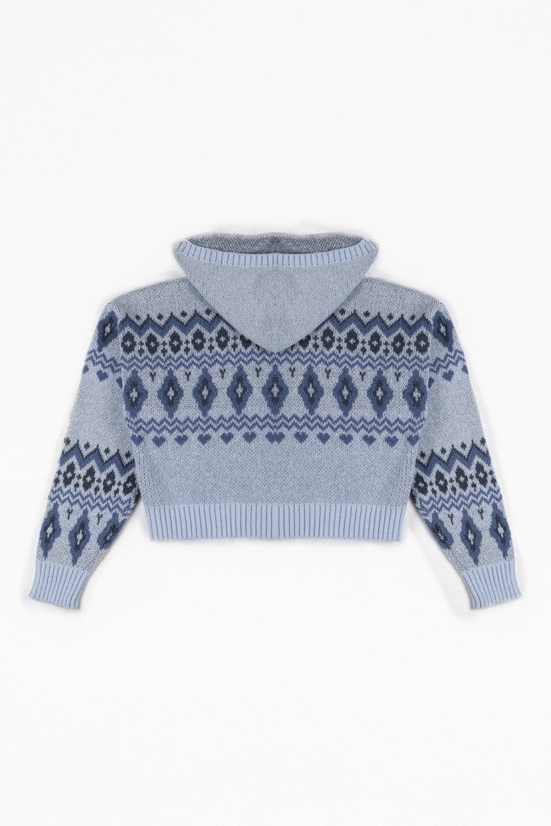 Fair Isle Zip-Up Hoodie Sweater | Forever 21 Women