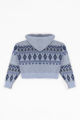 Fair Isle Zip-Up Hoodie Sweater | Forever 21 Women