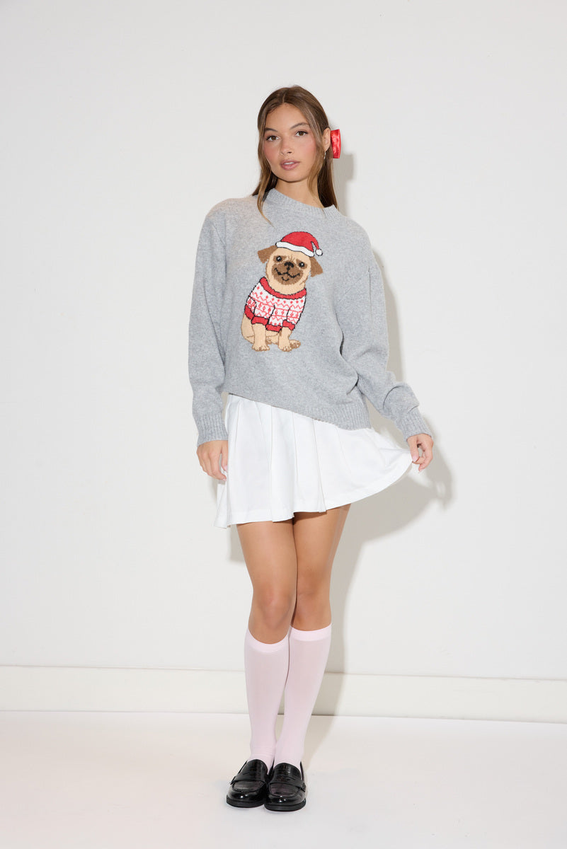 Holiday Dog Jacquard Sweater | Forever 21 Women