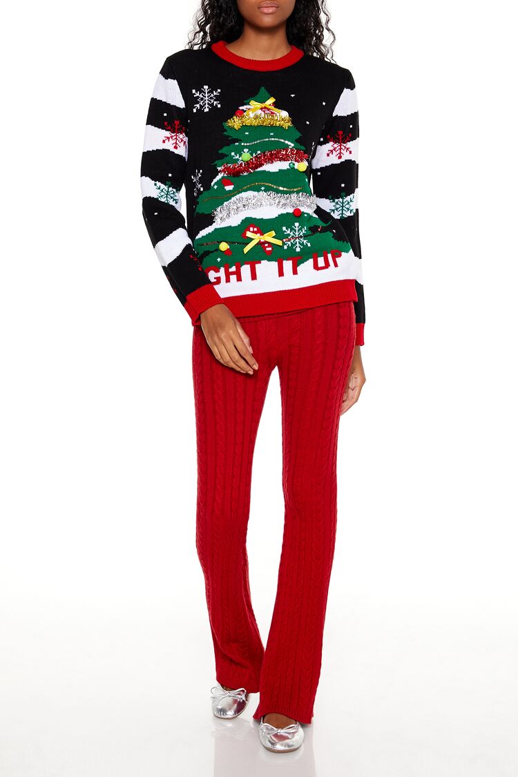Light It Up Christmas Tree Sweater | Forever 21 Women