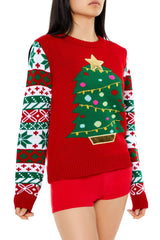 Fair Isle Christmas Tree Sweater | Forever 21 Women