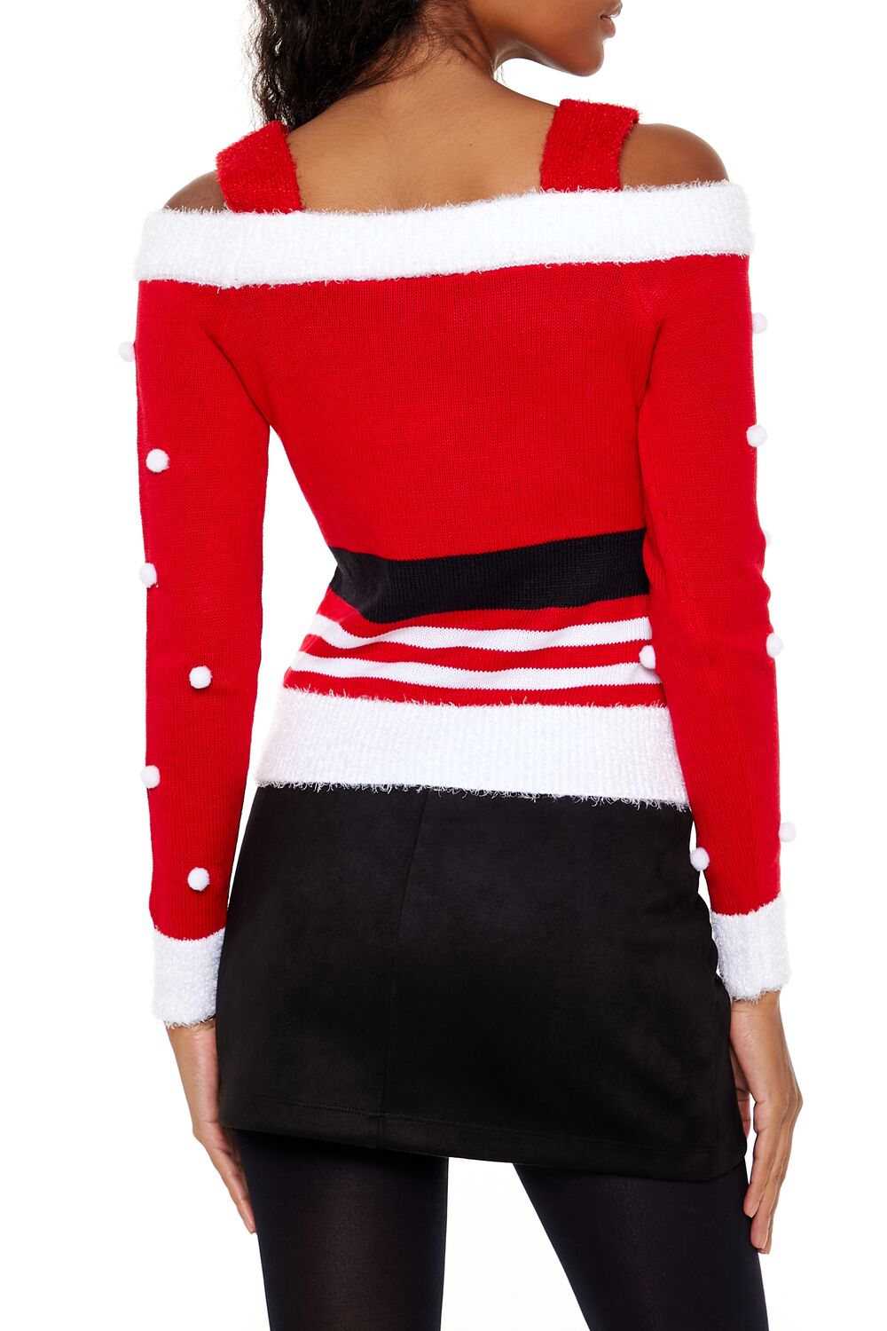 Santa Open-Shoulder Sweater | Forever 21 Women