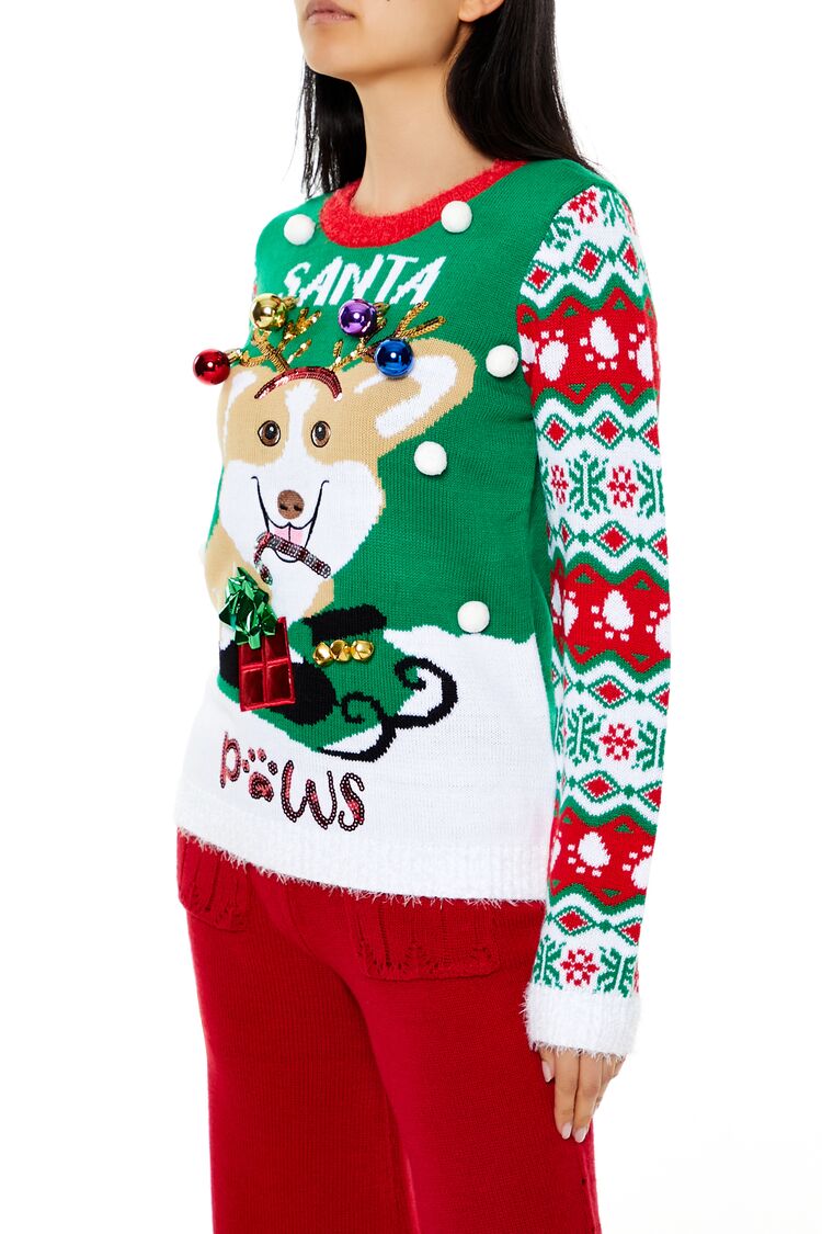 Santa Paws Fair Isle Sweater | Forever 21 Women