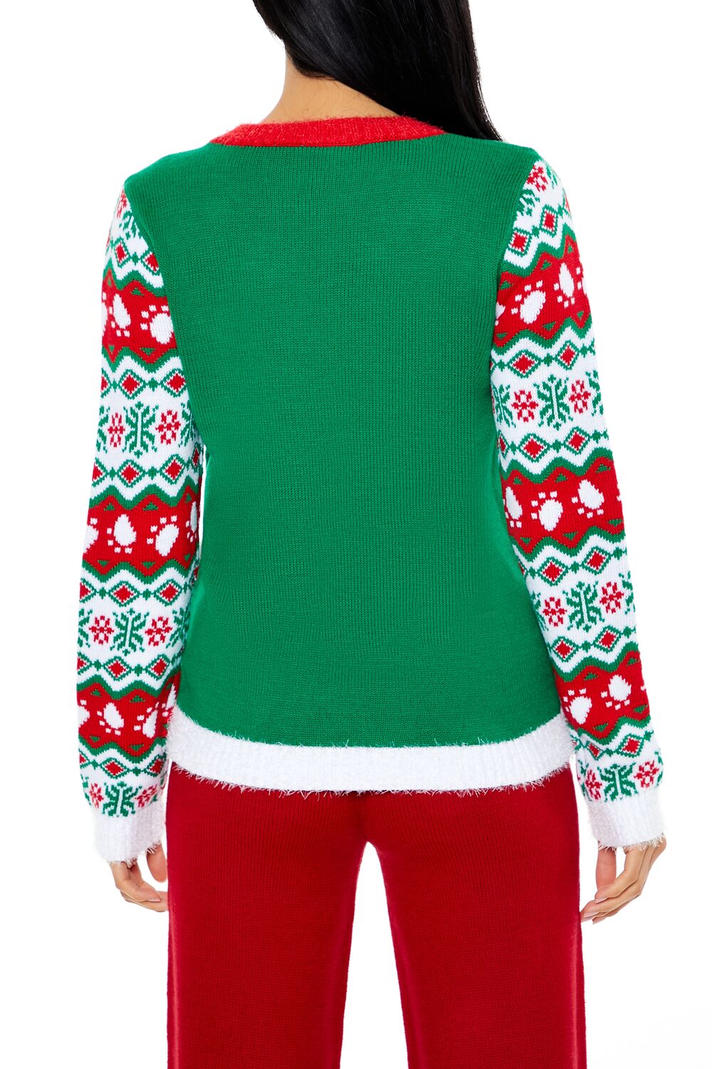 Santa Paws Fair Isle Sweater | Forever 21 Women