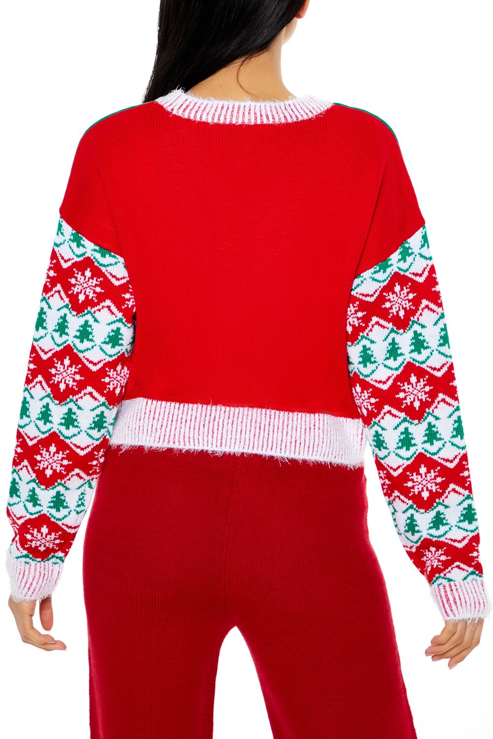Snowboarding Santa Cardigan Sweater | Forever 21 Women